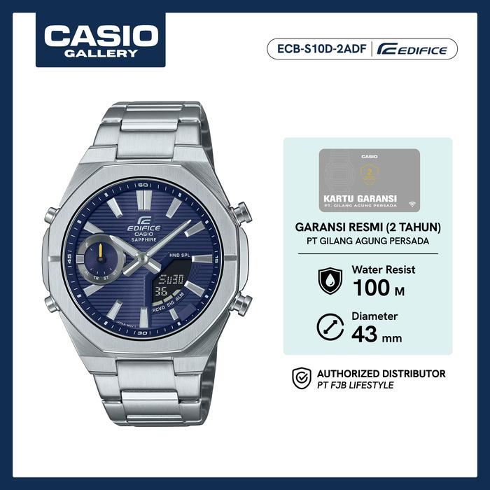 Gambar Edifice Jam Tangan Pria ECB-S10D-2ADF Digital Analog dari Casio Gallery Indonesia Kota Administrasi Jakarta Pusat Tokopedia