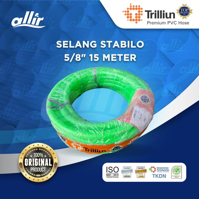 Gambar Allir - Selang Trilliun Stabilo 5/8" 15 Meter – Selang PVC Elastis & Multifungsi dari Allir Indonesia Kota Bandung Tokopedia