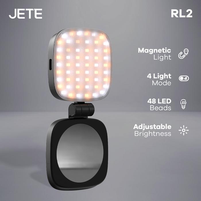 Gambar JETE Ring Light Selfie Magsafe RL2 for Smartphone HP LED Rechargeable Magnetik with 4 Light Mode - Garansi Resmi 2th dari Doran Gadget Official Kota Administrasi Jakarta Pusat Tokopedia