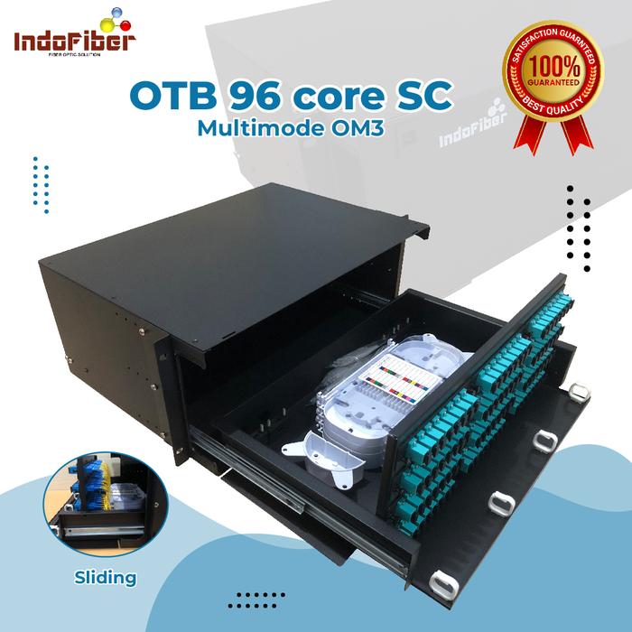 Otb Rack Sc Multimode Jual INDOFIBER OTB 96 core SC Multimode OM3 rackmount sliding / OTB 96 ...