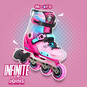 Sepatu Roda Inline Skate Micro Infinite LE Pink