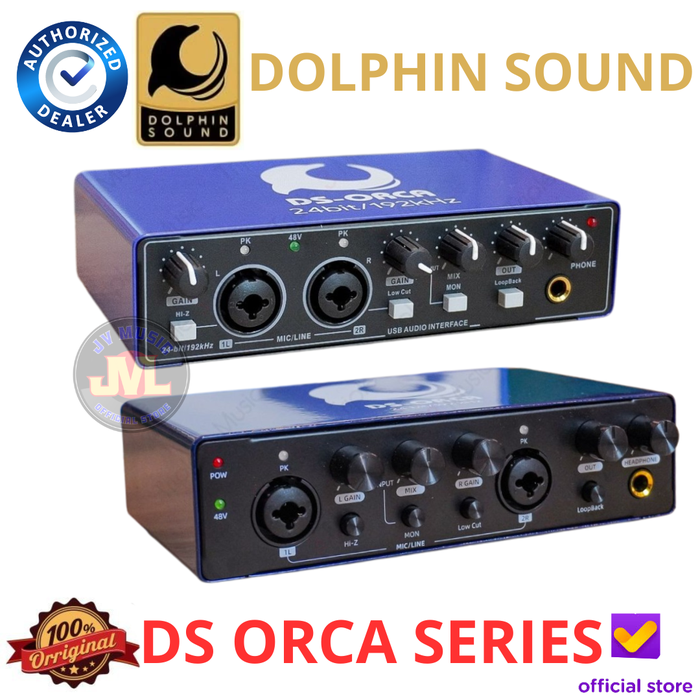 Jual Dolphin Sound DS ORCA MK2 Audio Interface 2 Channel 24bit/192khz ...