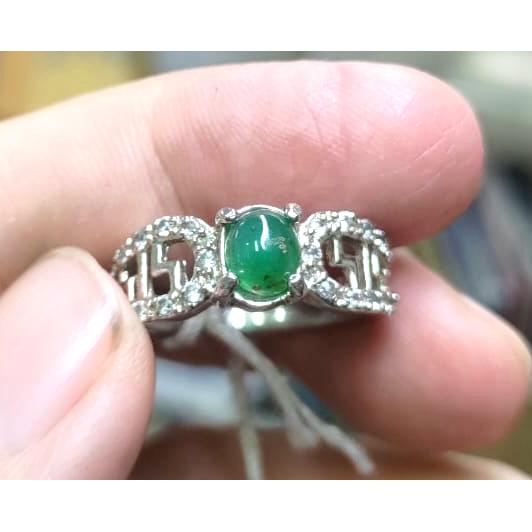 Gambar Cincin Batu Bacan Doko Cewek BC116 Hijau Botol Ikatan Perak Mewah dari CNC phoneshop Kota Administrasi Jakarta Pusat Tokopedia