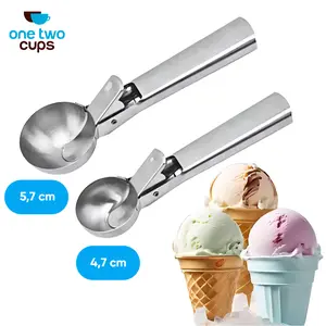 One Two Cups Sendok Scoop Es Krim dan Buah Stainless Steel 42mm - 164Z