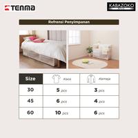 Gambar TENMA Kotak Penyimpanan Japan Quality Container Box Laci Drawer Lebar 30, 45, 60 cm Kabazoko - Clear - 45 dari Tenma Official Store Kab. Karawang 3 Tokopedia