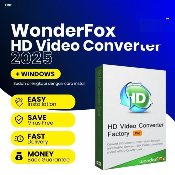 Jual WonderFox HD Video Converter Factory Pro 2025 Latest Convert ...