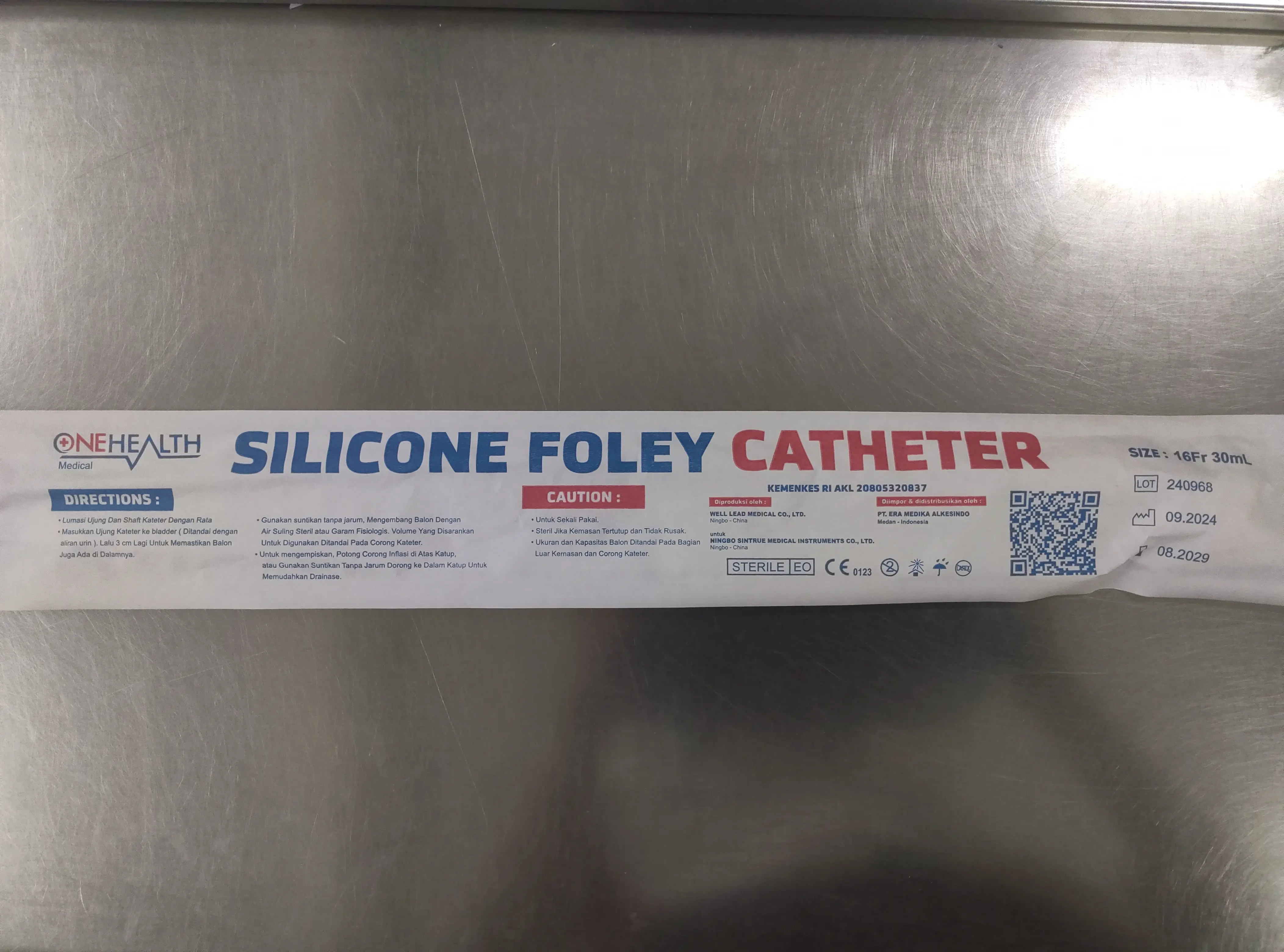 SILICONE FOLEY ONEHEALTH 16FR