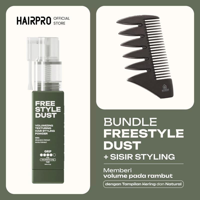 Hairnerds Professional FreestyleDust Powder + Texture Comb - Shop ...