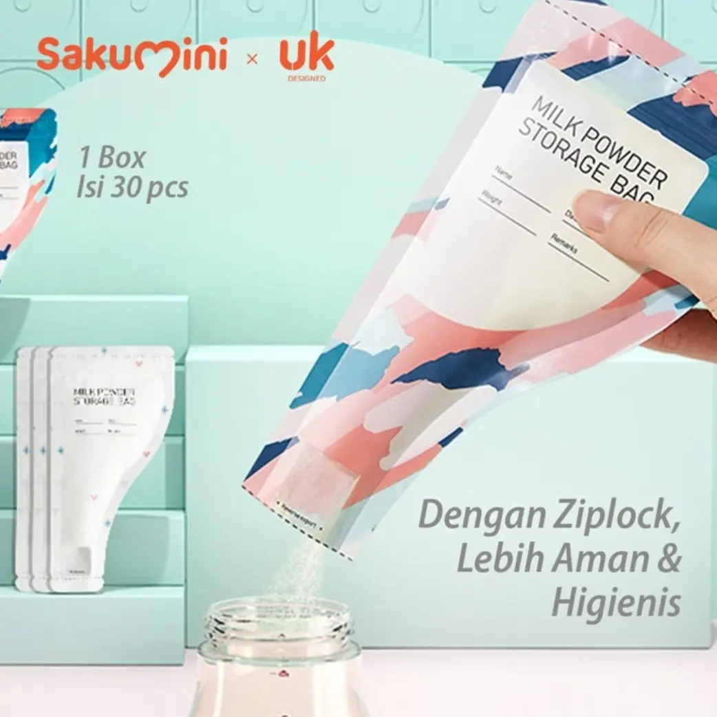 SAKUMINI Breastmilk Storage Bag 30s | Kantong Susu Bubuk