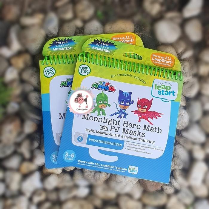 Moon Light Math Jual Leapfrog Leapstart 3D Moonlight Hero Math with PJ Masks Book ...