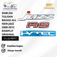 Gambar EMBLEM TULISAN BAGASI ALL NEW JAZZ 2008-2013 KOMPLIT ORIGINAL dari 3Solid Motor Kota Administrasi Jakarta Utara 1 Tokopedia