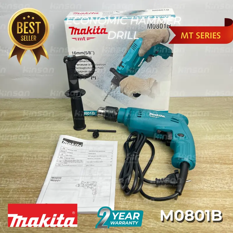 Mesin Bor Tembok Tangan Economic Hammer Drill MAKITA M0801B Shop