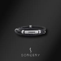 Gambar SORCERY Bracelet 18K REALGOLD Gelang Kulit Pria Wanita -P2S- BSK - Silver, Cantumkan Warna dari Sorcery Kab. Tangerang 1 Tokopedia