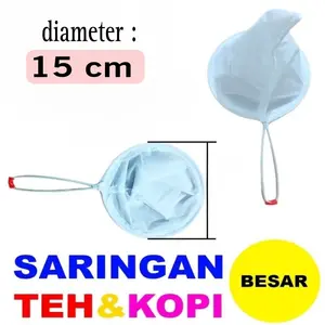 𝐌𝐢𝐀 Saringan Kain kopi uk. BESAR dia.15.5 cm utk bubuk Teh Kopi Thai Tea Coffee Tarik Susu Filter