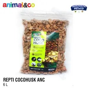 Animal&co Coco husk Substrate Alas Kandang Torto/Sulcata/Reptile 6L