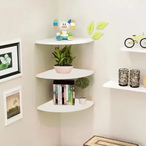 Rak sudut 3 susun Dekorasi dinding A640