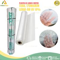 Gambar Plastik UV Juara uv tebal 170 micron 14% lebar 4 meter 125m per rol dari PUROTANI.ID Kab. Purworejo 1 Tokopedia