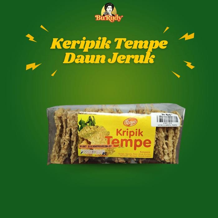 Gambar Raya Keripik Tempe Daun Jeruk dari Pusat Oleh Oleh Bu Rudy Kota Administrasi Jakarta Barat Tokopedia