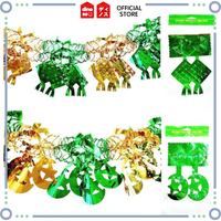 Gambar Hiasan Gantung Lebaran / Garland 3d Idul Fitri / Dekorasi Lebaran Ramadhan Kareem - BULAN BINTANG dari DINOSO INDONESIA Kota Administrasi Jakarta Barat 1 Tokopedia