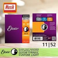 Gambar Elixir 11027 Acoustic 80/20 Bronze Nanoweb 11-52 Senar Gitar Akustik Original dari MusikProduktiv Kota Administrasi Jakarta Utara 1 Tokopedia