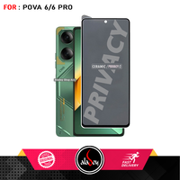 Gambar Tempered Glass SPY Anti Gores Matte Privacy For Tecno Pova 6 / 6 Pro - POVA 6 dari Agora.official Kota Administrasi Jakarta Barat 1 Tokopedia