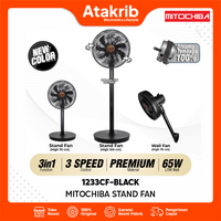 Gambar MITOCHIBA STAND FAN 1233CF-BLACK 3 in 1 Aero Series 12 Inch dari Atakrib Elektronik Yogyakarta Kab. Sleman 1 Tokopedia