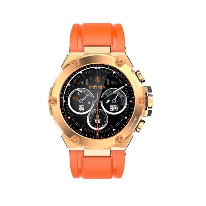 Gambar INFINIX SMART WATCH XW3GT XWATCH 3 GT - GOLD dari MUSAFIR TECH Kota Administrasi Jakarta Selatan Tokopedia