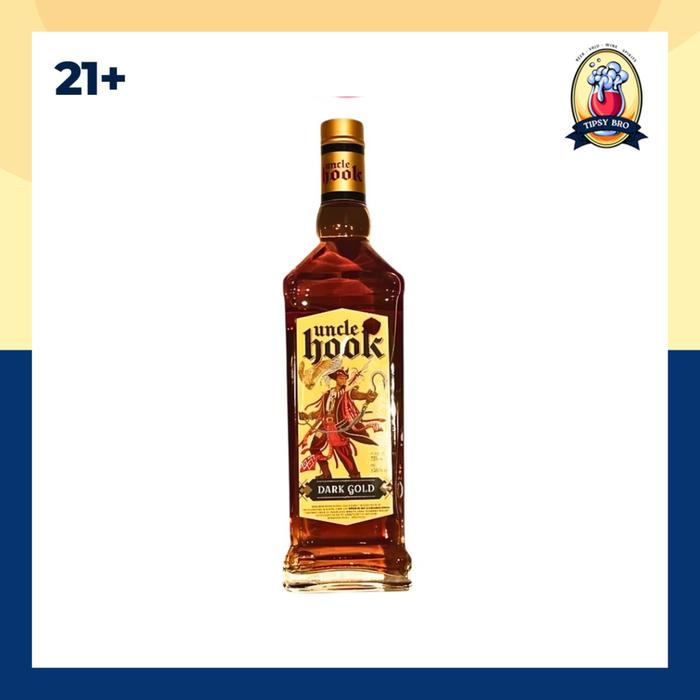 Gambar Uncle Hook Dark Gold Rum 750ml dari Tipsy Bro Kota Surabaya Tokopedia