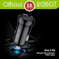Gambar Robot RT-C07 Car Charger Dual Output 2.4A With Data Cable Micro USB - White dari Liem Group Kota Administrasi Jakarta Barat 5 Tokopedia