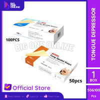 Gambar OneMed Wooden Tongue Depressor, Tong Spatel Kayu, Spatula Lidah Kayu - 50pcs  dari Big One Online Kota Administrasi Jakarta Timur 1 Tokopedia