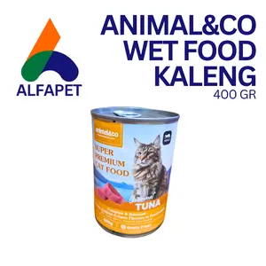 Animalnco animal&co makanan kucing kaleng 400gr