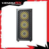 Gambar CASING PC GAMING VENOMRX RIO MICRO ATX/M-ATX TOWER CASE FREE 3 ARGB FANS dari btgcom Kota Denpasar 5 Tokopedia