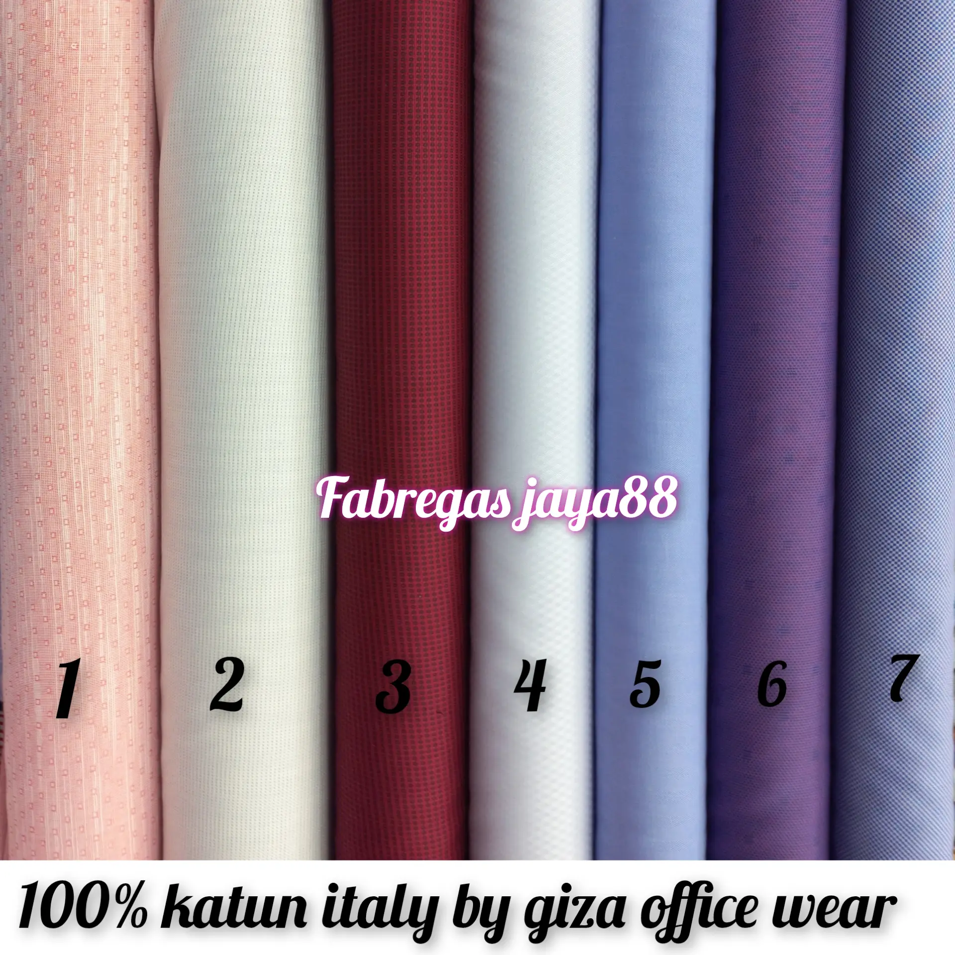 kain katun italy premium class 100% giza house