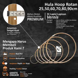 HULA HOOP / HULAHOOP / HULAHOP / HOLAHOP ROTAN 50 CM