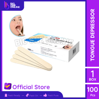 Gambar OneMed Wooden Tongue Depressor, Tong Spatel Kayu, Spatula Lidah Kayu - 50pcs  dari Big One Online Kota Administrasi Jakarta Timur 3 Tokopedia