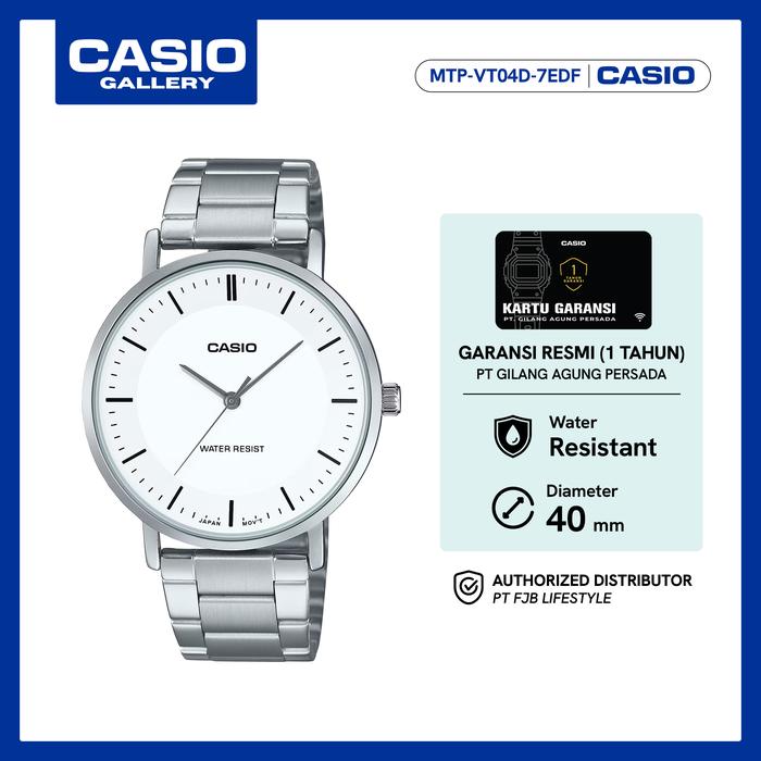 Gambar Casio Jam Tangan Pria MTP-VT04D-7EDF Analog dari Casio Gallery Indonesia Kota Administrasi Jakarta Pusat Tokopedia