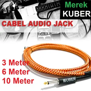 Kabel Jack Gitar Fender 3 Meter 6 Meter Vintage Voltage Bass 3Meter 6M