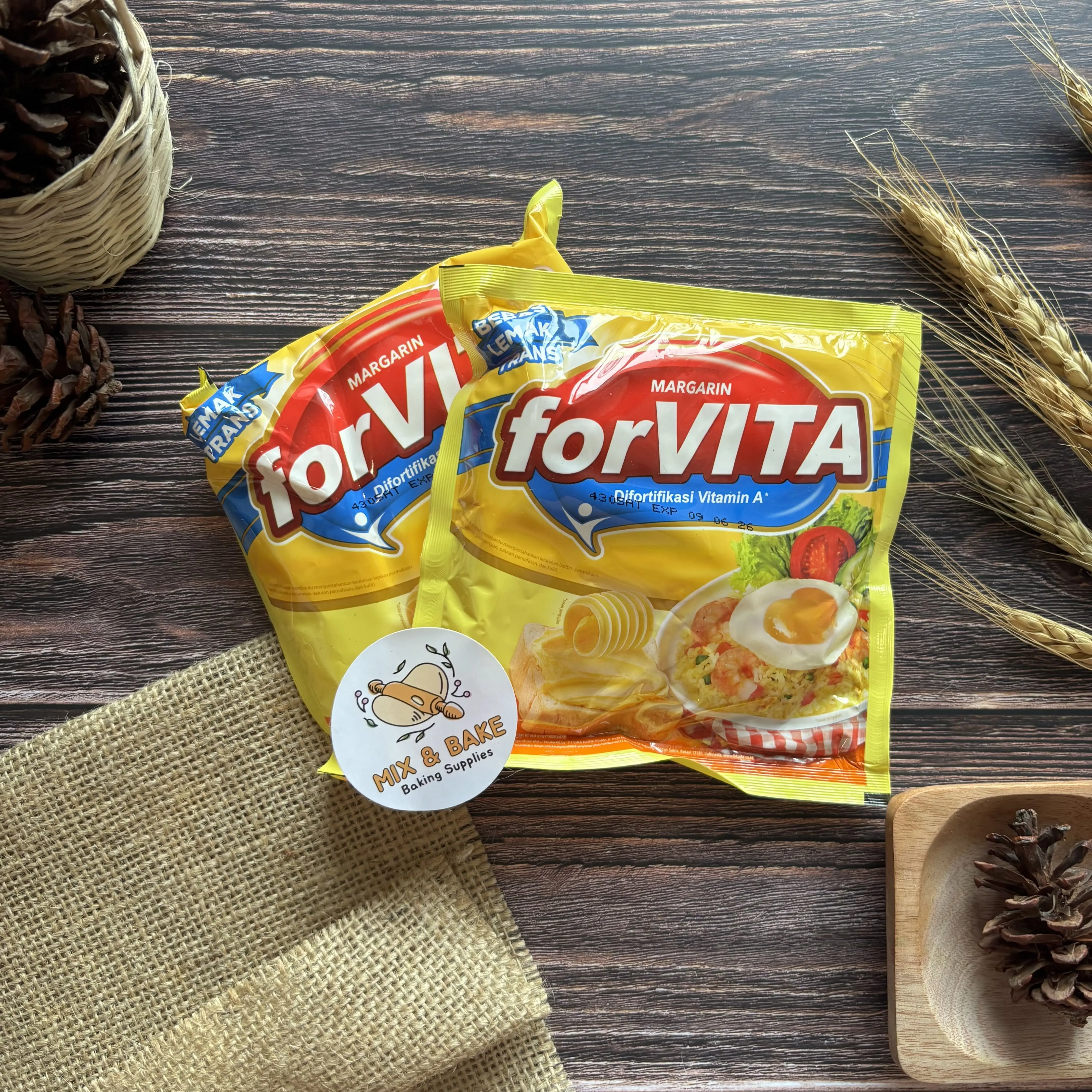 Margarine / Mentega Sachet Forvita 200gr margarin butter