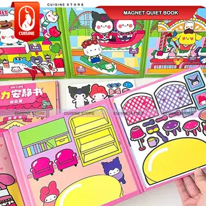 Sticker Book Magnet Buku Mainan Anak Ukuran Besar Quiet book Busy Book Karakter Lucu