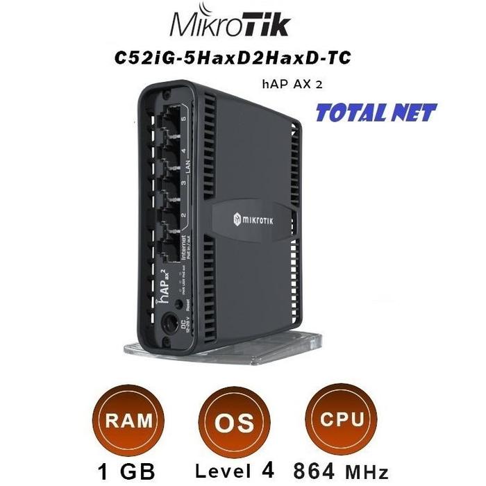 Haplink Router Jual Mikrotik Hap Ax2 C52Ig-5Haxd2Haxd-Tc Hap-Ax2 Wifi6 Router Access ...