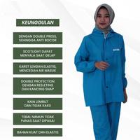 Gambar Jas Hujan Dewasa Pink Baju Celana Full Sealing Press Anti Rembes Pria Wanita dari KHN Store Kab. Sumedang 5 Tokopedia