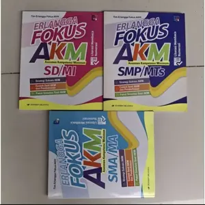 ERLANGGA FOKUS AKM. UNTUK SD/MI. SMP/MTS. SMA/MA.ALL IN ONE.ORIGINAL