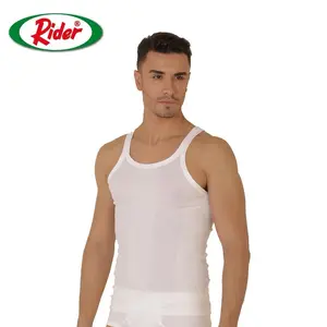 Rider Classic - Singlet Pria R123B Warna Putih isi 1 Pcs
