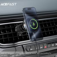 Gambar ACEFAST AIRCHARGE D40 QI2 AIR VENT CAR PHONE HOLDER MAGNETIC MAGNET MAGSAFE WIRELESS CHARGING CHARGER ICE PHONE COOLING WITH LED COLORFUL dari KoboiTech Kota Administrasi Jakarta Utara 3 Tokopedia