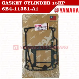 15HP Gasket Packing Cylinder 6B4-11351-A1 Mesin Tempel Yamaha Speed Boat 15PK OMAX