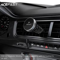 Gambar ACEFAST AIRCHARGE D40 QI2 AIR VENT CAR PHONE HOLDER MAGNETIC MAGNET MAGSAFE WIRELESS CHARGING CHARGER ICE PHONE COOLING WITH LED COLORFUL dari KoboiTech Kota Administrasi Jakarta Utara 2 Tokopedia