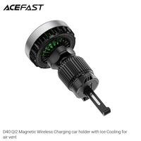 Gambar ACEFAST AIRCHARGE D40 QI2 AIR VENT CAR PHONE HOLDER MAGNETIC MAGNET MAGSAFE WIRELESS CHARGING CHARGER ICE PHONE COOLING WITH LED COLORFUL dari KoboiTech Kota Administrasi Jakarta Utara 5 Tokopedia