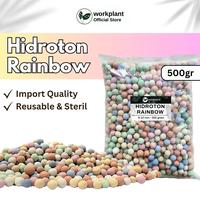 Gambar Workplant- Hidroton Rainbow - Leca Hidroton Warna Warni Media Tanam Hidroponik Tanaman Hias Sayuran Semi Hidroponik dari workplant official Kota Surabaya 1 Tokopedia
