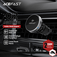 Gambar ACEFAST AIRCHARGE D40 QI2 AIR VENT CAR PHONE HOLDER MAGNETIC MAGNET MAGSAFE WIRELESS CHARGING CHARGER ICE PHONE COOLING WITH LED COLORFUL dari KoboiTech Kota Administrasi Jakarta Utara 1 Tokopedia