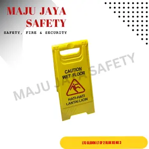 Floor Sign Caution Wet Floor Awas Lantai Licin Sign Awas Lantai Licin Papan Licin Sign Floor